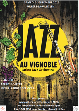 Affiche Jazz au vignoble 2026